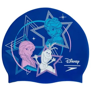 SPEEDO JUNIOR SLOGAN SWIM CAP FROZEN