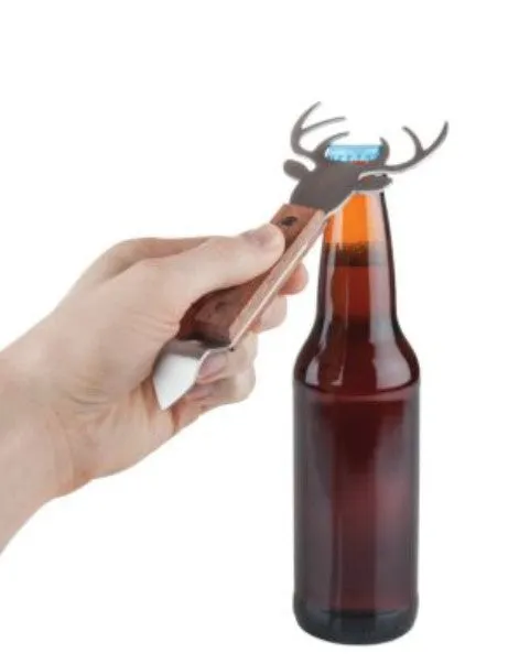 Stag Acacia Wood Bottle Opener by Foster & Rye