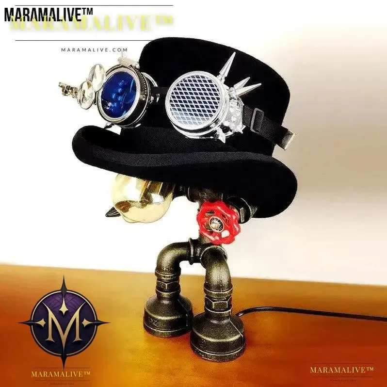 Steampunk creative retro top hat
