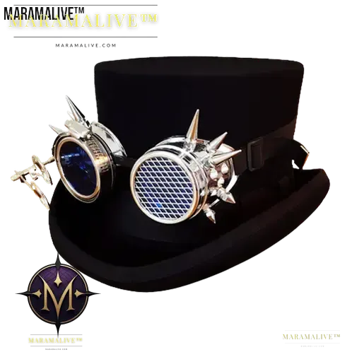Steampunk creative retro top hat