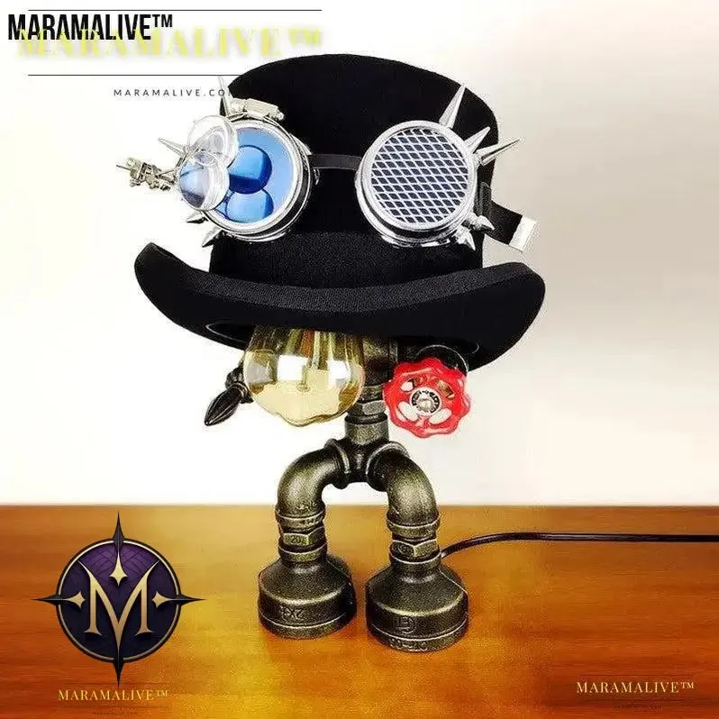 Steampunk creative retro top hat