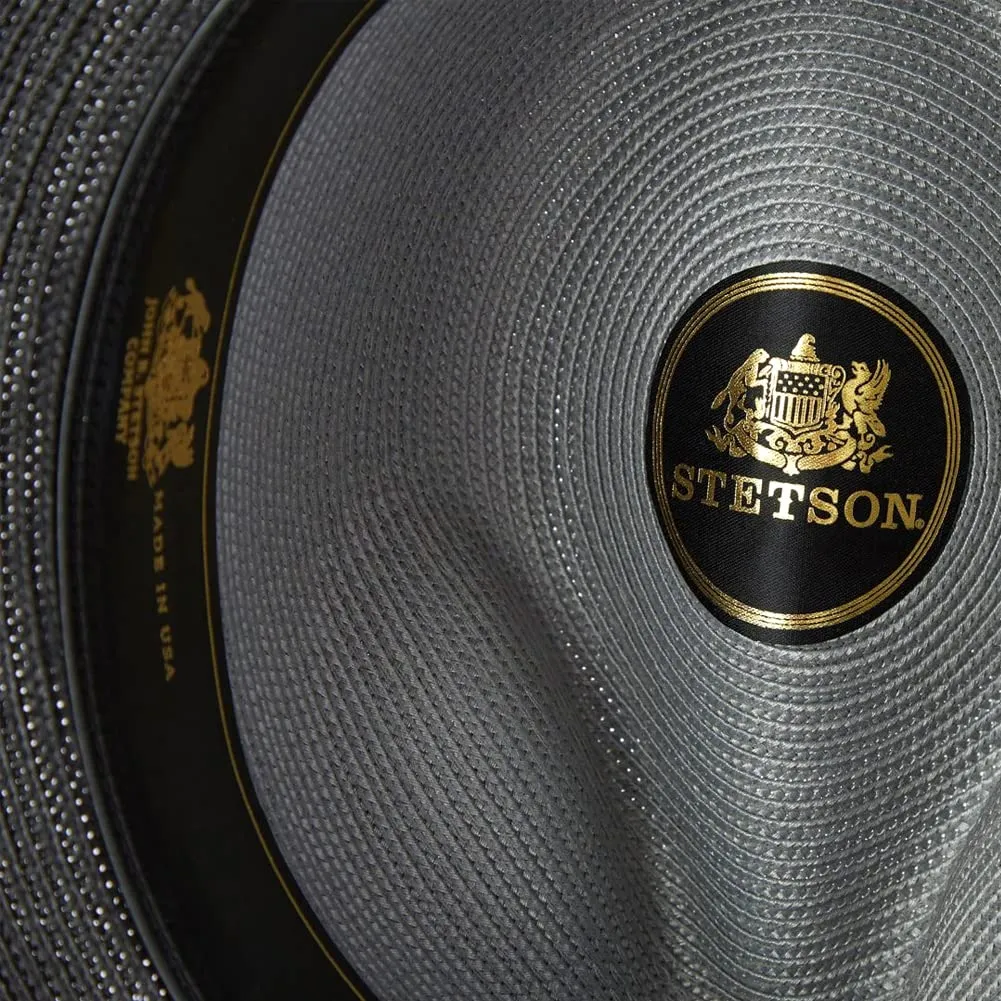 Stetson Men's Standard Fedoras, Black/Grey, 7.375