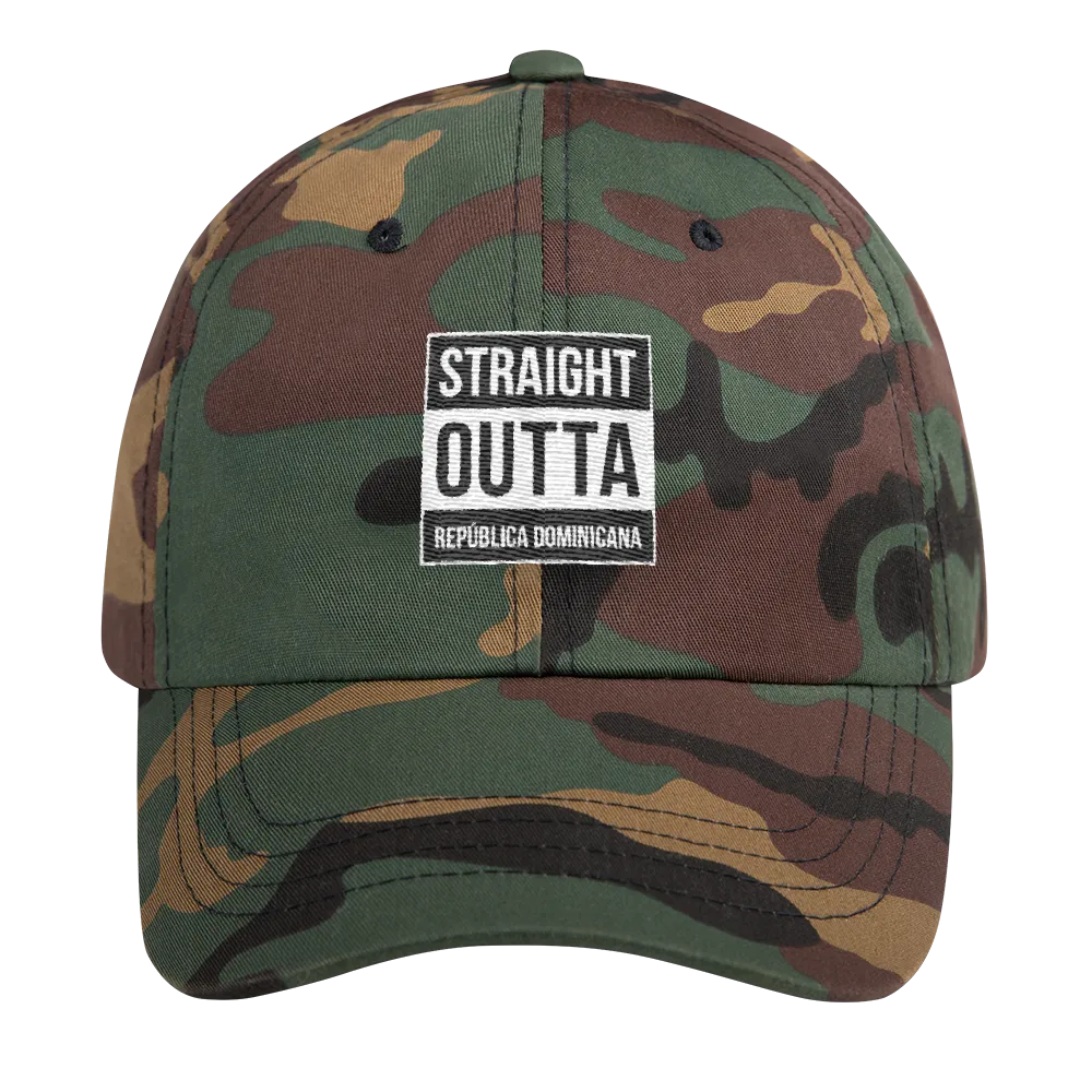 Straight Outta República Dominicana Dad hat