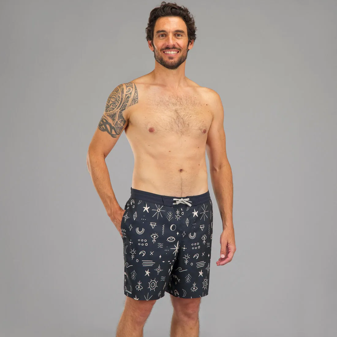 Surfing Long Boardshorts 100 - TRENDY