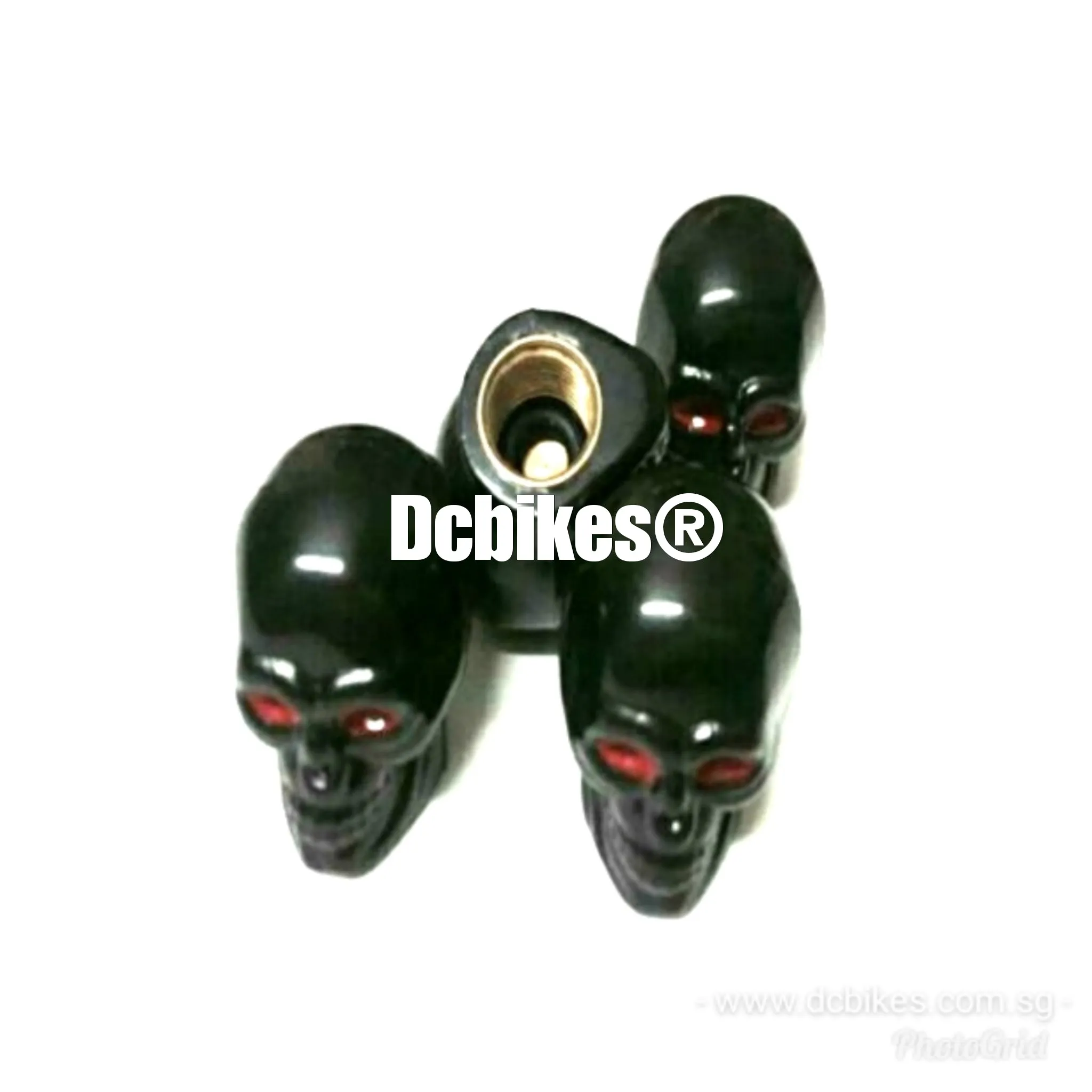 The Terminator Skeleton Bicycle Escooter Schrader Valve Caps