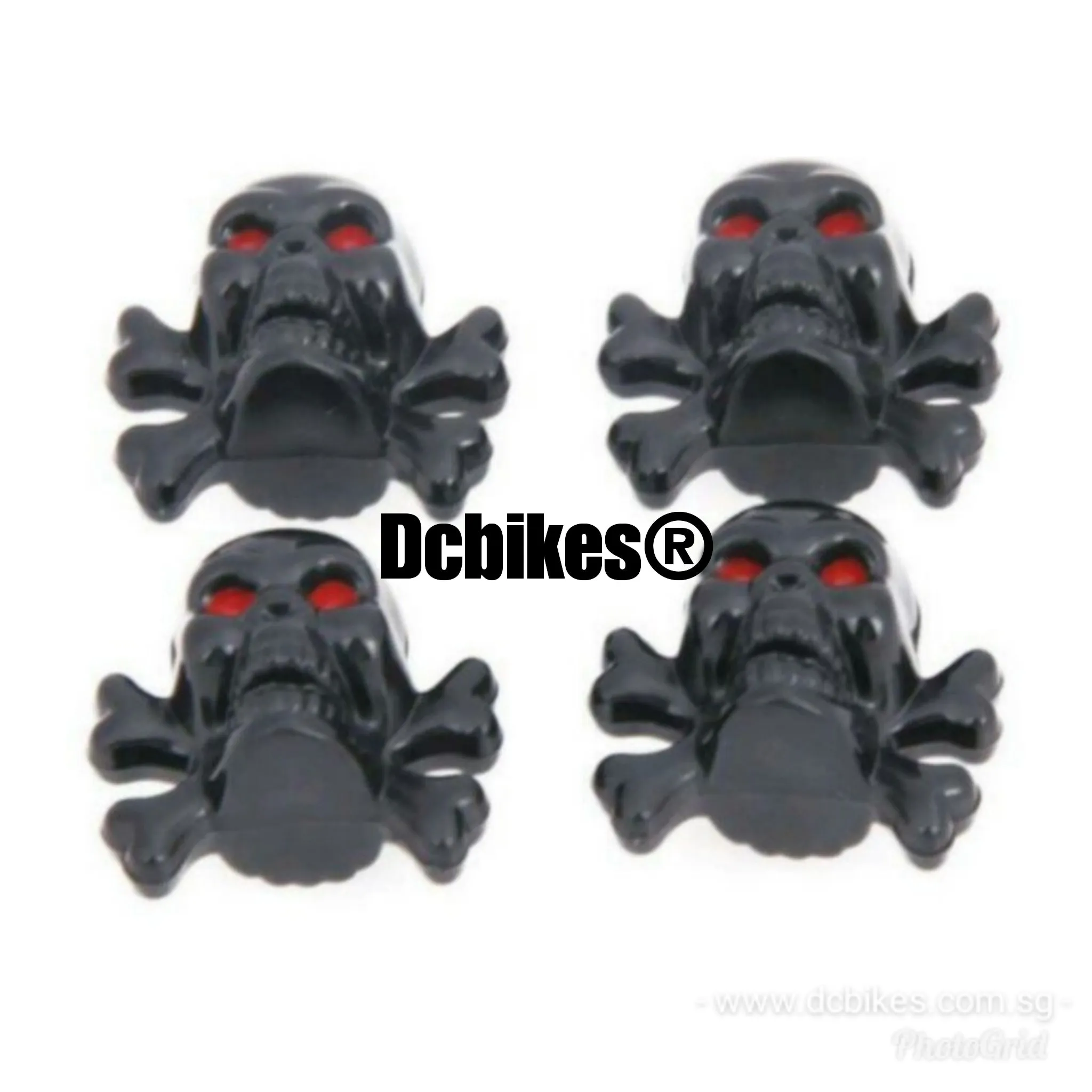 The Terminator Skeleton Bicycle Escooter Schrader Valve Caps