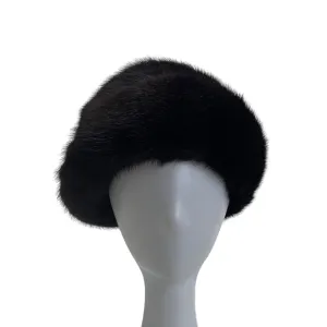 Vintage Kakas Fur Company Women's Brown Mink Fur Ranch Hat Cap