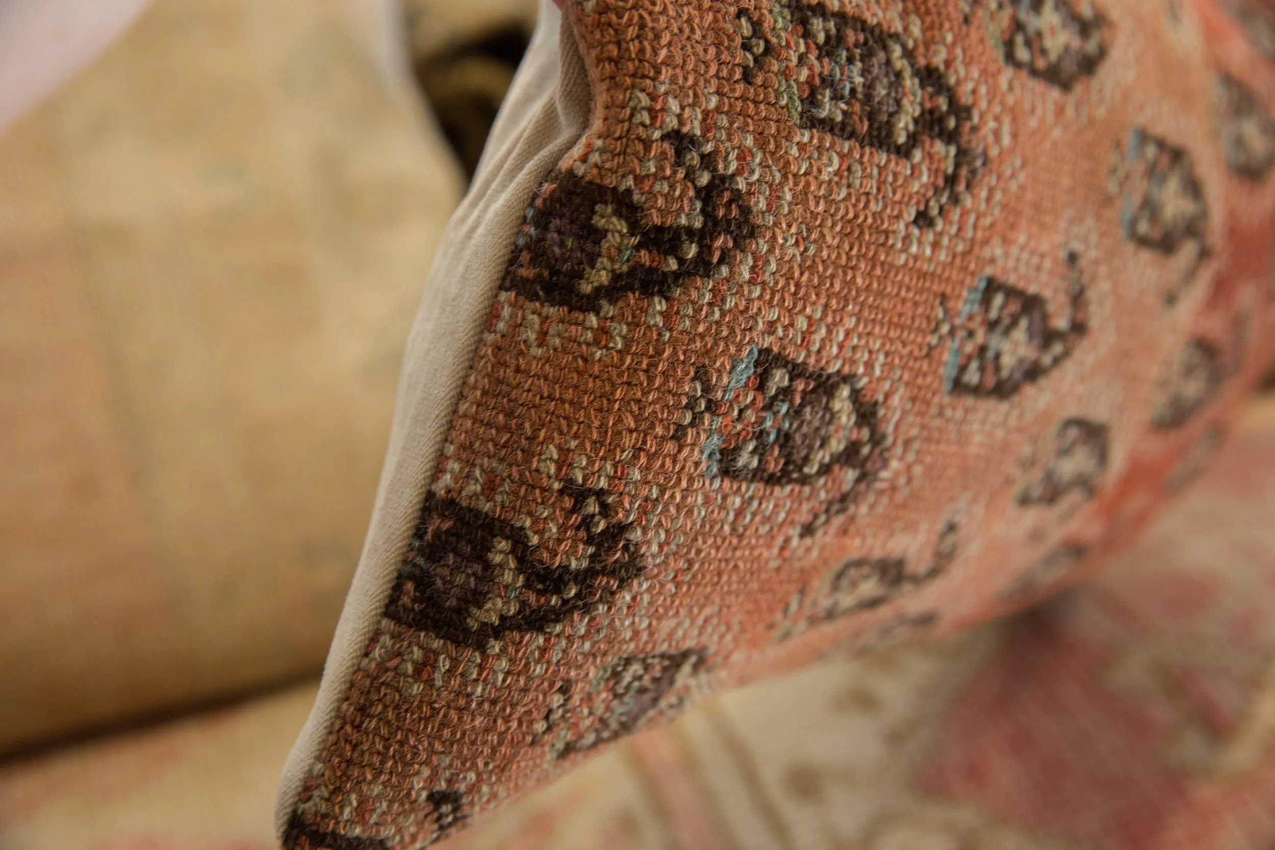 Vintage Rug Fragment Pillow