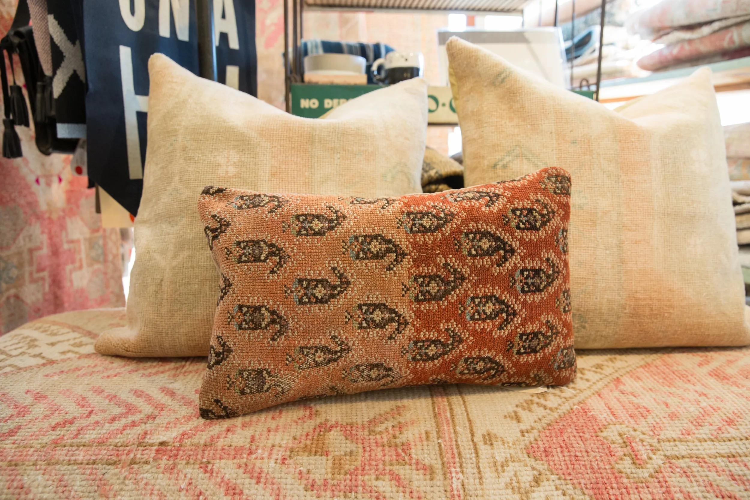 Vintage Rug Fragment Pillow