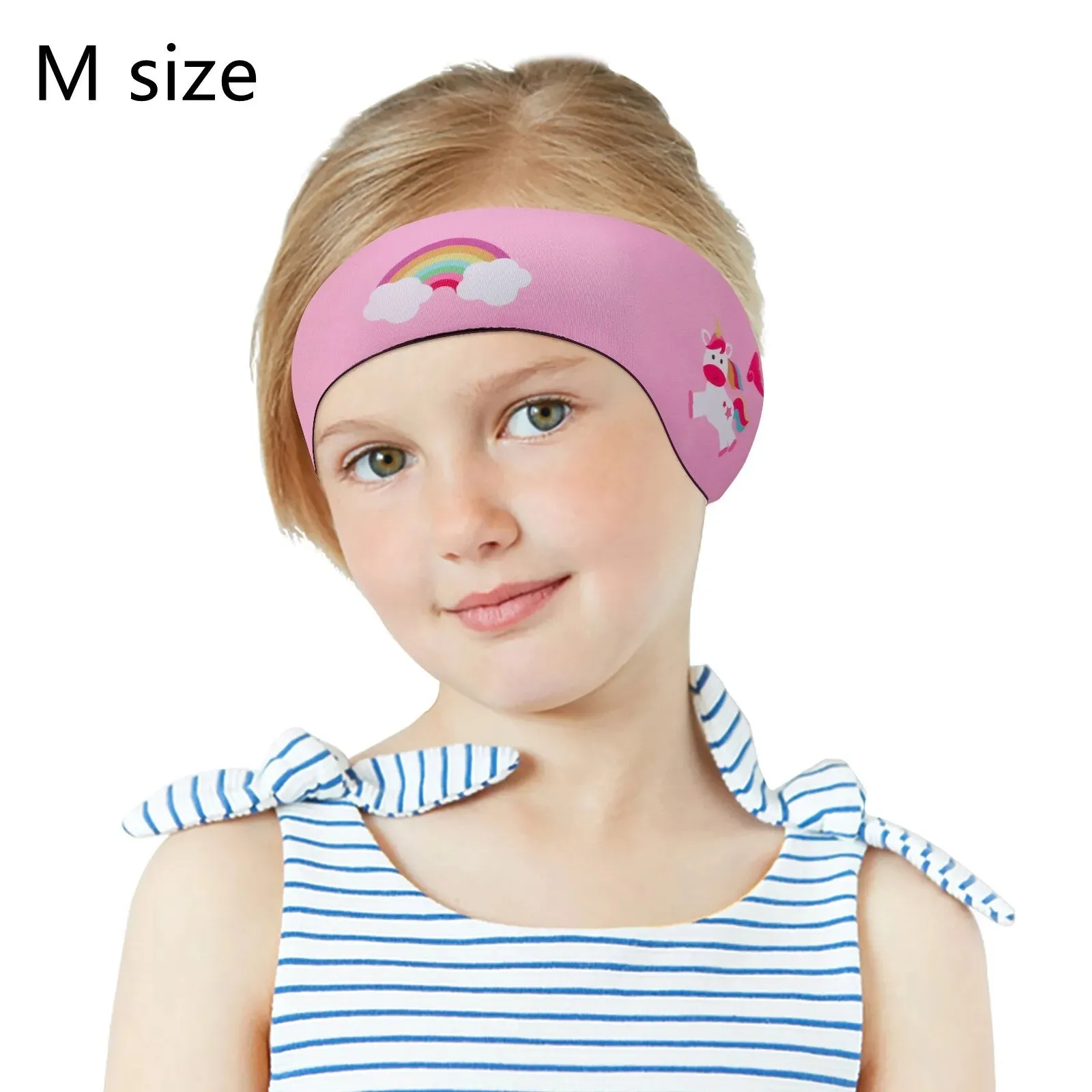 Waterproof Swimming Headband for Kids Adjustable Keep Water out Ear Protection Band for Bathing Swimming Diving Ear Band