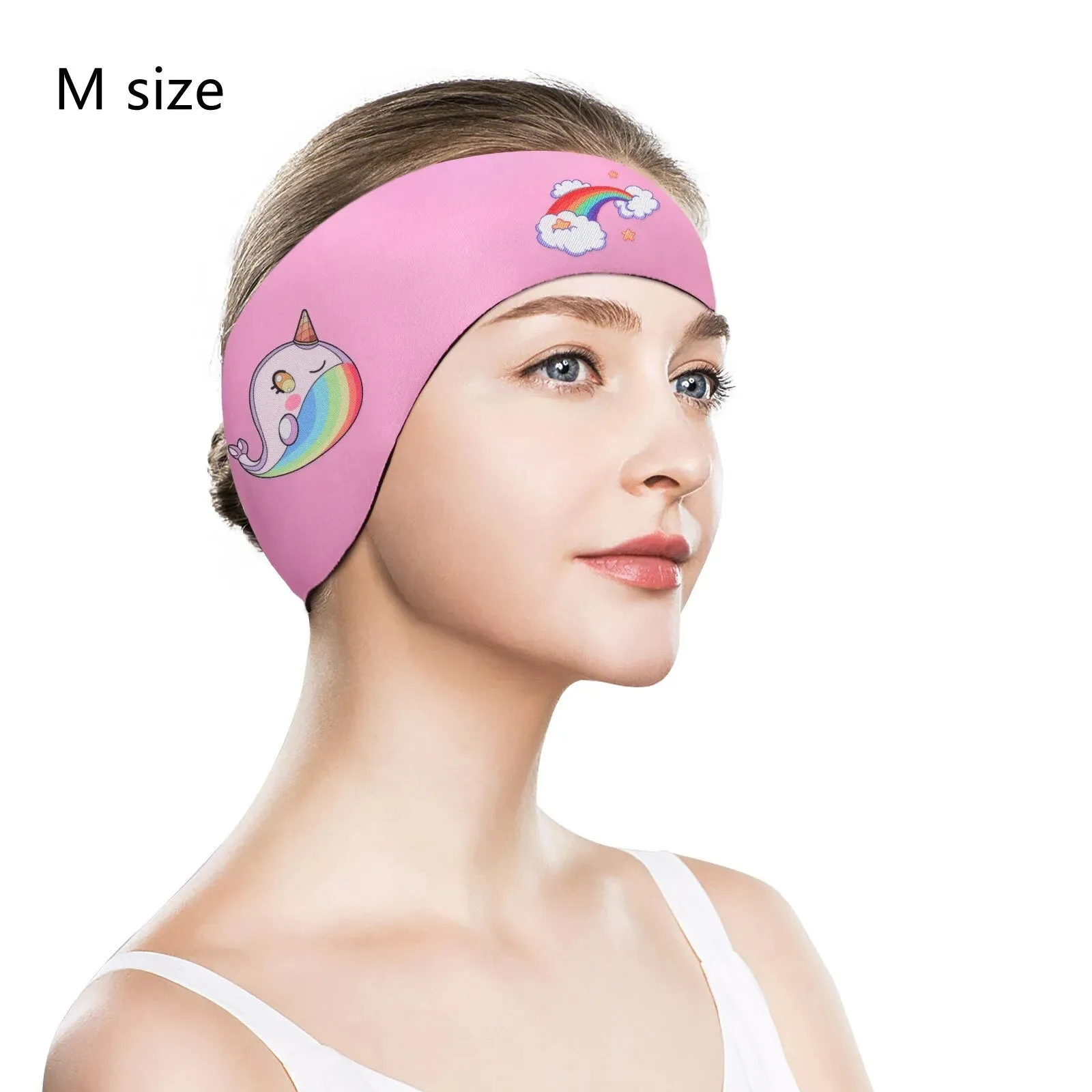 Waterproof Swimming Headband for Kids Adjustable Keep Water out Ear Protection Band for Bathing Swimming Diving Ear Band