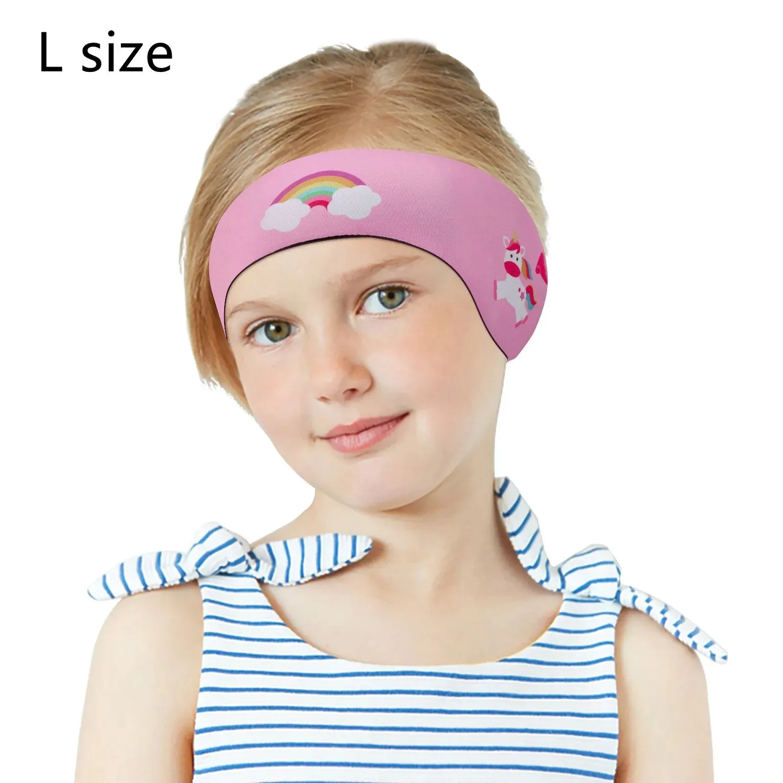Waterproof Swimming Headband for Kids Adjustable Keep Water out Ear Protection Band for Bathing Swimming Diving Ear Band