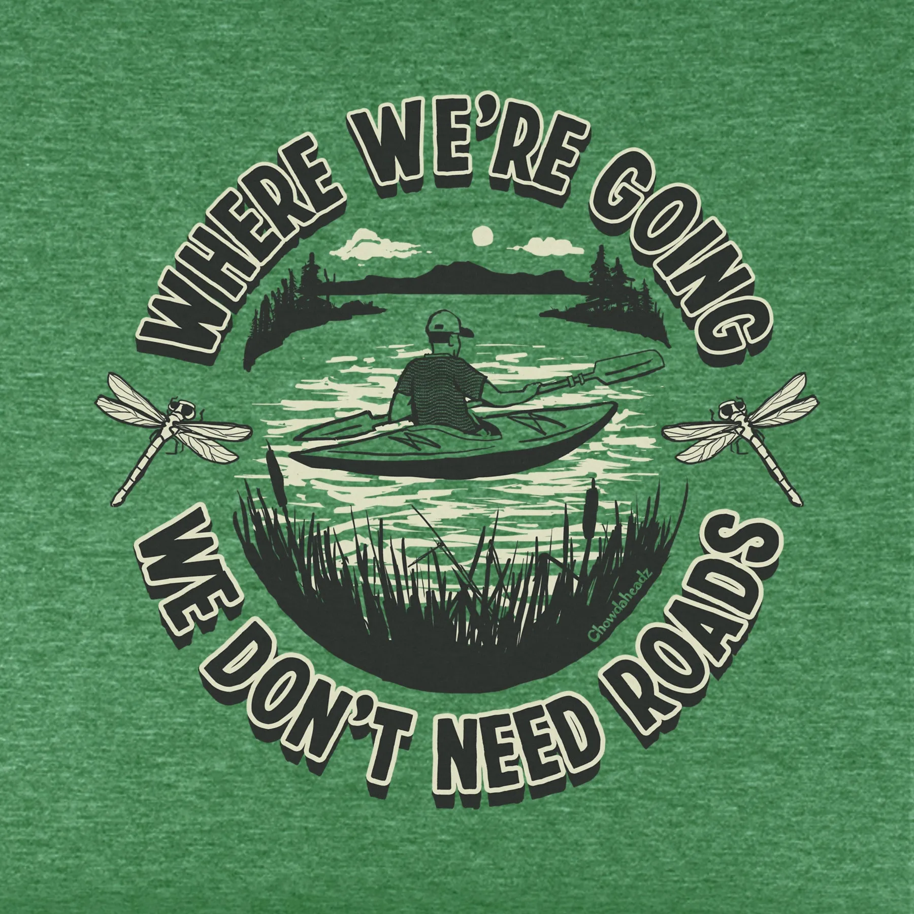 Where We're Going We Don't Need Roads Youth T-Shirt
