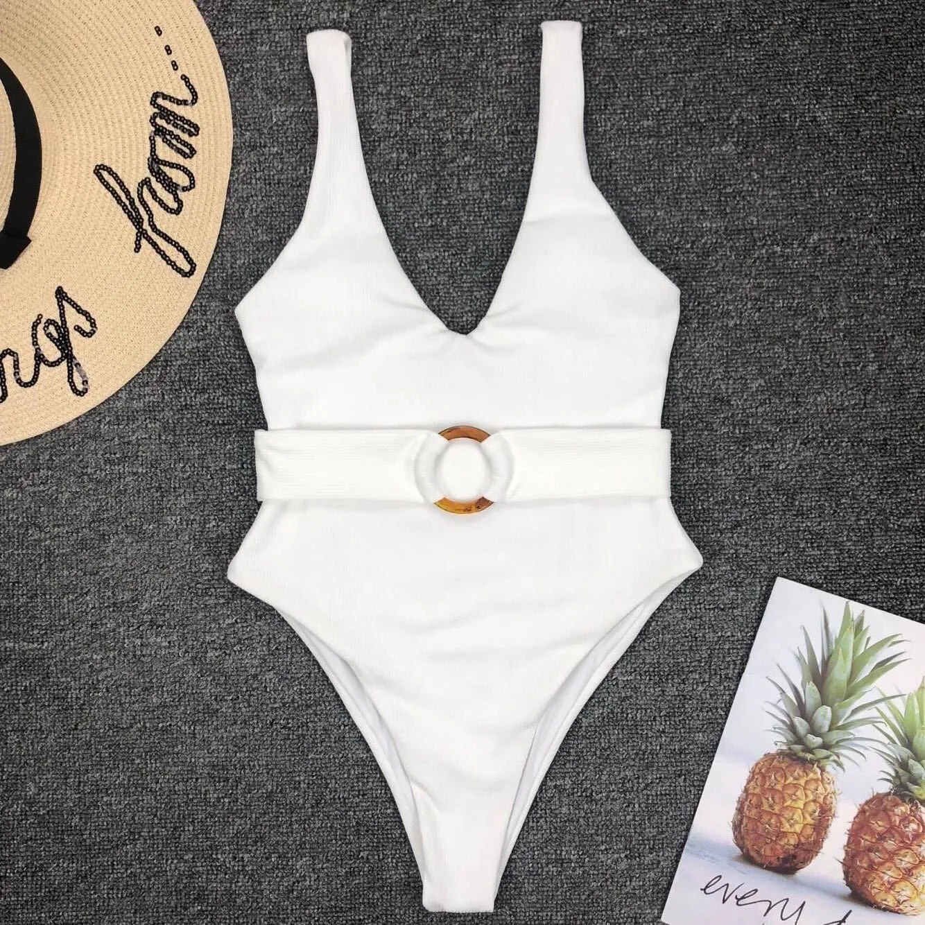 Women White Swimsuit - Stylish & Comfortable Swimwear for Women