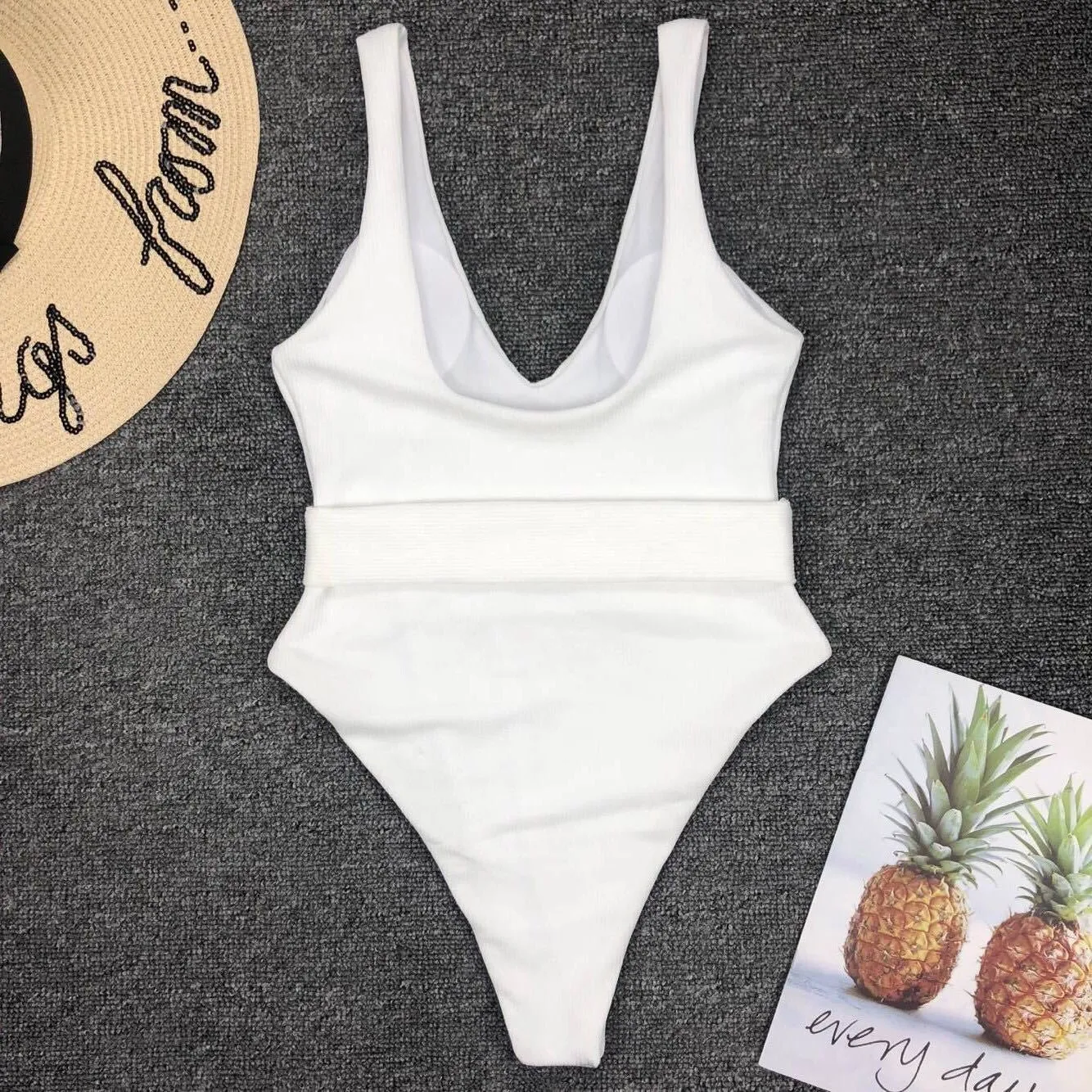 Women White Swimsuit - Stylish & Comfortable Swimwear for Women