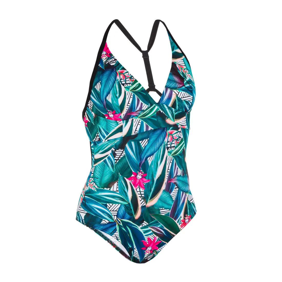 Women's 1-piece surf swimsuit with adjustable back BEA KOGA MALDIVES