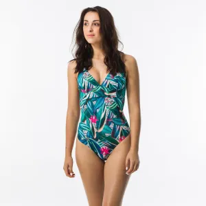Women's 1-piece surf swimsuit with adjustable back BEA KOGA MALDIVES