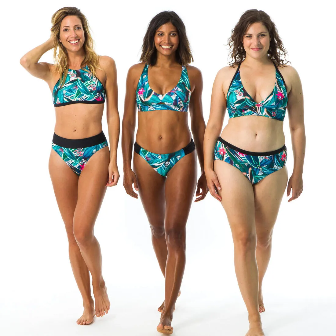 Women's Surfing Crop Top Swimsuit Top with open back ANDREA KOGA MALDIVES