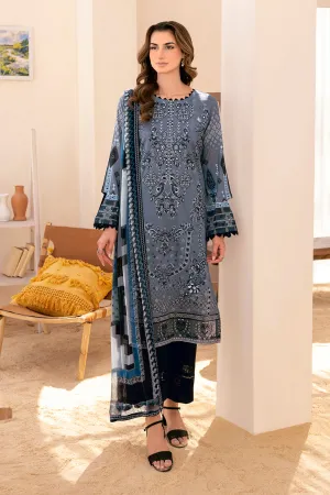 Y-711 |  Ramsha Riwayat Luxury Lawn Vol 7 Collection| Unstitched Lawn Embroidered Suits