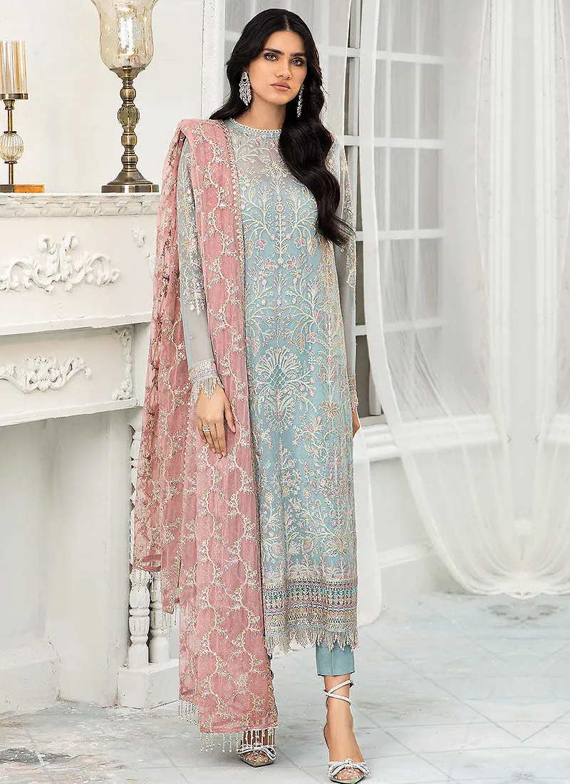 ZARIF | DE LUXURY – BLUE MIST (ZDE-04)